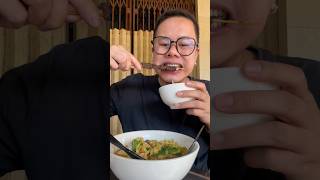 food eating noodles asianmukbanger foodconsumption mukbangkoreanspicyfood beefrecipe yummy [upl. by Shetrit]