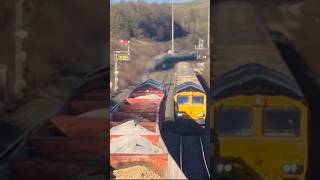 Quarry trains in glorious winter sunlight in Derbyshire Peak Forest and Great Rocks [upl. by Magdalen]