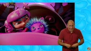 CBeebies  Sign Zone Kerwhizz  S02 Episode 4 Spooky Speedway [upl. by Glenn]