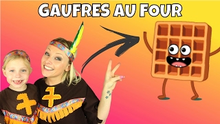 ♡• RECETTE MARDI GRAS GAUFRES AU FOUR  FACILE ET RAPIDE •♡ [upl. by Doxia]