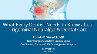 Trigeminal Neuralgia Considerations for Dentists [upl. by Naara163]