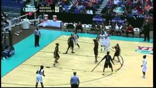 Diamond Deshields drains a jumper from the charity stripe [upl. by Ytirahc805]