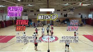 Straw Hats vs New Jeans  TimeOut Basketball League  Winter 24 [upl. by Eerehc937]