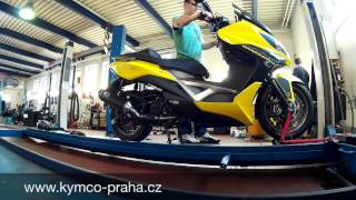 Kymco Xciting 400i ABS TurboKit H2  instalation [upl. by Bakerman359]