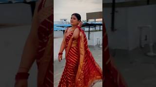 Saj dhaj ke main jara ban than ke married karwachauth makeup bride couple marriedlife [upl. by Harsho]