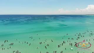 Praia Grande Arraial do Cabo  Rio de Janeiro Brasil  visto de cima em 4K  Dji Mavic Air [upl. by Ennovart]