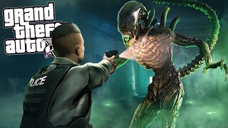 I Became ALIEN XENOMORPH in GTA 5 RP [upl. by Aneekahs]