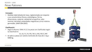 Webinar  Conceptos Básicos de Pesaje y Metrología [upl. by Joung988]