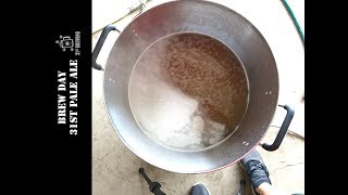 Home Brew All Grain IPA Brew Day 31st IPA [upl. by Tergram]