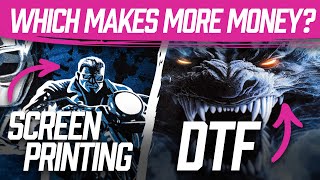 Screen Printing or DTF Why You Should Use Both [upl. by Auberbach]