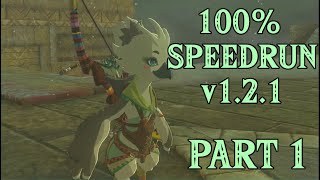 Tears of the Kingdom 100 Speedrun v121 World Record Part 1 [upl. by Nagar]