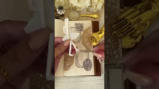 ASMR Journal with me  aesthetic ✨🌼 scrapbooking journaling [upl. by Garrot]