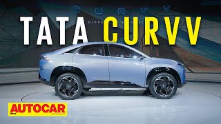 Tata Curvv Concept  Rad SUVcoupe to catapult Tata ahead of the curve  First Look  Autocar India [upl. by Bryanty]