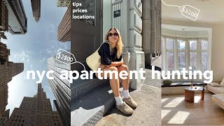 NYC APARTMENT HUNTING  tips prices amp tours [upl. by Mandle]