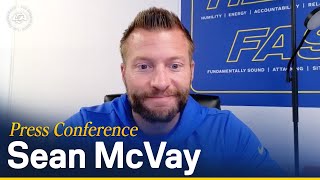 Sean McVay On Team Injuries OLine Performance vs Patriots amp Matthew Stafford’s Game Management [upl. by Alebasi]