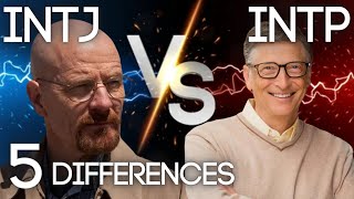 INTJ vs INTP  5 Simple Differences Between the INTJ and INTP Personality Types [upl. by Adranoel]