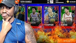 91 OVR KLAY THOMPSON IN TOTW PACK OPENING NBA Live Mobile 18 Gameplay Ep 19 [upl. by Scopp879]