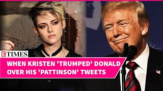 Kristen Stewart Labeled Donald Trump ‘A Little Baby’ In SNL Monologue  Throwback [upl. by Crespi406]