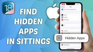 Where to Find Hidden Apps in Settings on iOS 18 [upl. by Madden]