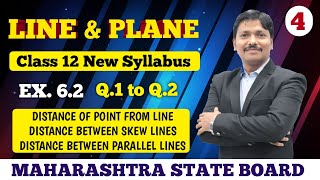 Line amp Plane Ex62 Part 4 Q1 amp Q2 Basics  12th Maths I New Syllabus 2020 Maharashtra Dinesh Sir [upl. by Martsen]