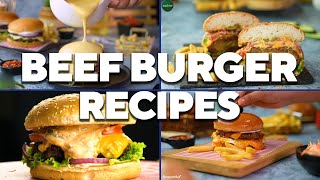 Juicy Beef Burger  Classic Beef Burger Recipes Collection by SooperChef [upl. by Llerrah114]