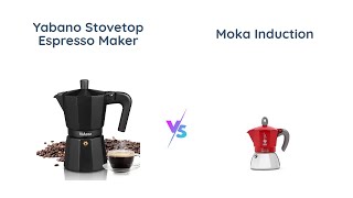 Yabano vs Bialetti Stovetop Espresso Maker Comparison [upl. by Ashlee55]