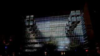 3D Projection Mapping  Afterlight  Gridular 30  Glow 2012 [upl. by Tniassuot65]