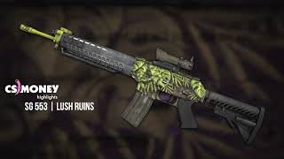 CSGO  SG 553  Lush Ruins [upl. by Perni732]