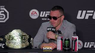 UFC 225 Colby Covington PostFight Press Conference – MMA Fighting [upl. by Yclehc]