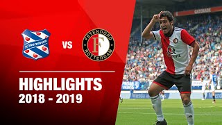 Highlights  sc Heerenveen  Feyenoord  Eredivisie 20182019 [upl. by Aicelef]