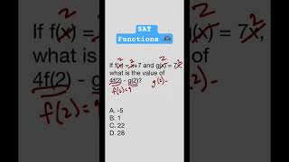 SAT math function example No words required maths sat satmath mathematics [upl. by Keheley]