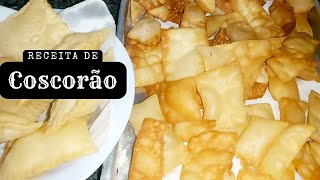 Coscorão I Para um delicioso café da tarde I Massinha de pastel [upl. by Tsai]