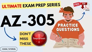 AZ305 Exam Tutorial🔥IMPORTANT TOPICS🔥 Microsoft Azure Solutions Architect Expert  Ultimate Guide [upl. by Aihsyn569]