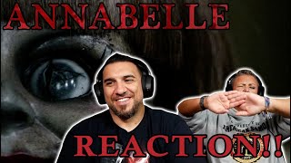 Annabelle 2014 Movie REACTION [upl. by Refenej]