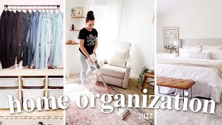 HOME ORGANIZATION AND CLEAN WITH ME  Organization and Cleaning Motivation [upl. by Giarla]