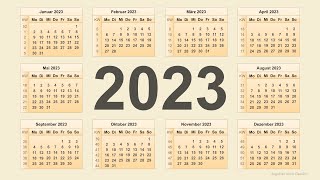 Kalender 2023 [upl. by Danice397]