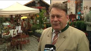 Jubiläum  Landwirtschaftsminister Brunner eröffnet 500 Bauernmarkt in Rattenberg [upl. by Naujud]