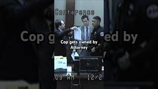 Cop gets schooled by Attorney in this amazing clip attorney lawyer investigation [upl. by Couchman91]