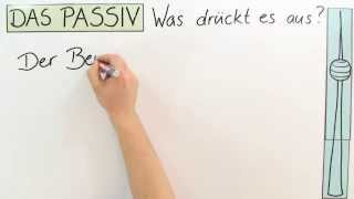 Englische Grammatik Das Passiv  Englisch  Grammatik [upl. by Alvie]