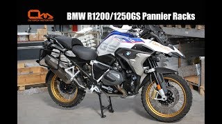 BMW R12001250GS Pannier Racks Installation [upl. by Aleicarg]