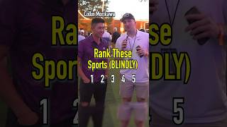 COLIN MORIKAWA’S SPORTS RANKINGS Do You Agree ranking colinmorikawa golf pga sports [upl. by Leftwich]