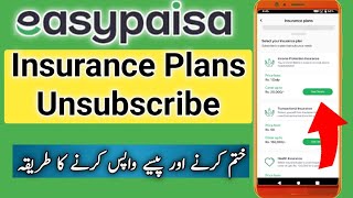 How to unsubscribe easypaisa health insurance plan  Webdoc health services easypaisa unsubscribe [upl. by Bertilla]