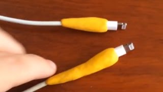 Sugru Fixing Lightning cable Unboxing and Review [upl. by Reinaldos]