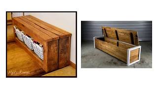 Incredible Diy Bench with Storage This Year [upl. by Kurtis490]