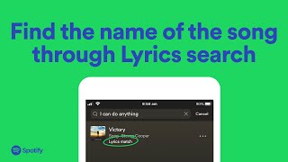 How to search with lyrics on Spotify [upl. by Jopa]