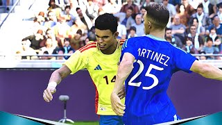 Colômbia Vs Argentina  Eliminatórias 2024  PS5  PES2021 [upl. by Ateloj246]