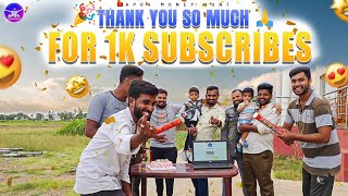 1K subscribers celebration 🎉🎊  Thank you so much everyone  1K subscribers reach 1ksubscribers [upl. by Annissa]