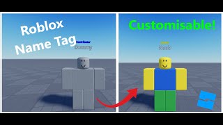 Free Name Tag  Roblox Studio [upl. by Airot]