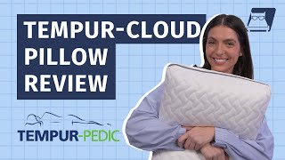 TEMPURCloud Pillow Review  THE Perfect Pillow for Back Sleepers [upl. by Cramer375]