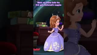 My friend Sofia the First gets nuggies from McDonald’s [upl. by Pliam774]